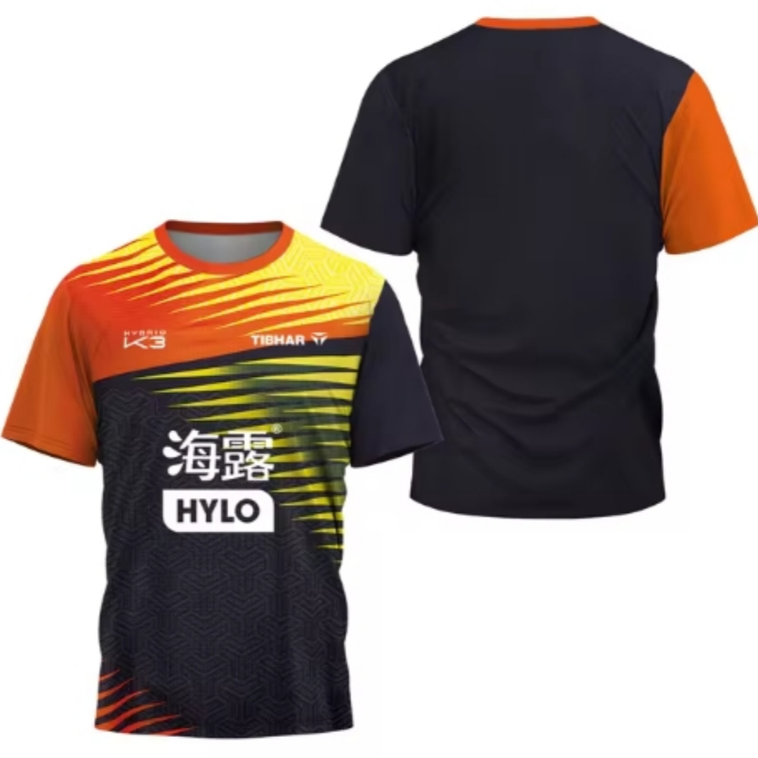 Table Tennis Club Jersey - 2024 Summer New Triangle Fragment Men's