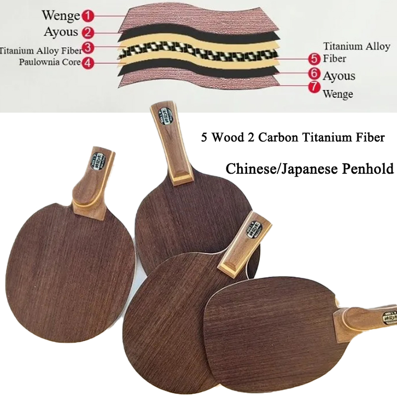 Table Tennis Shop - Table Tennis Blade Chinese/Japanese Penhold 5