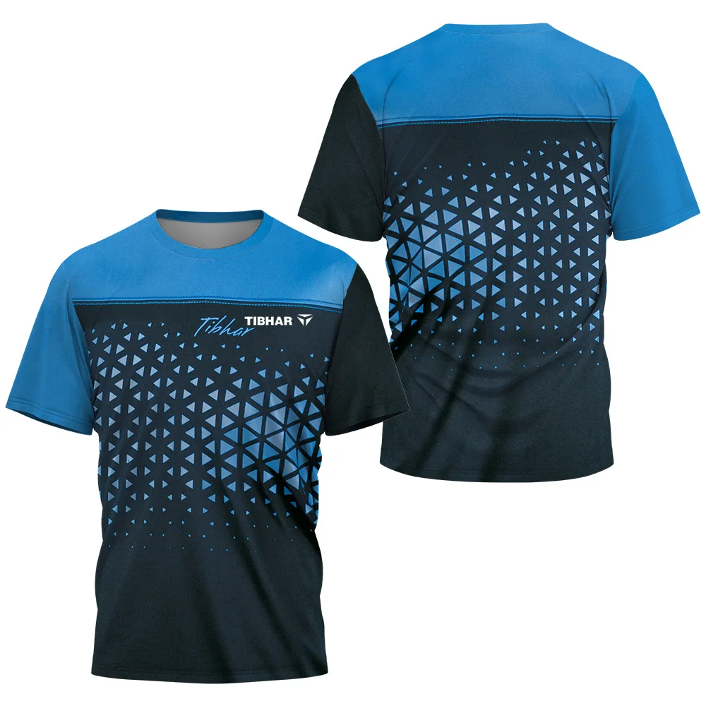 Table Tennis Club Jersey - 2024 Triangle Fragment Men's Table Tennis