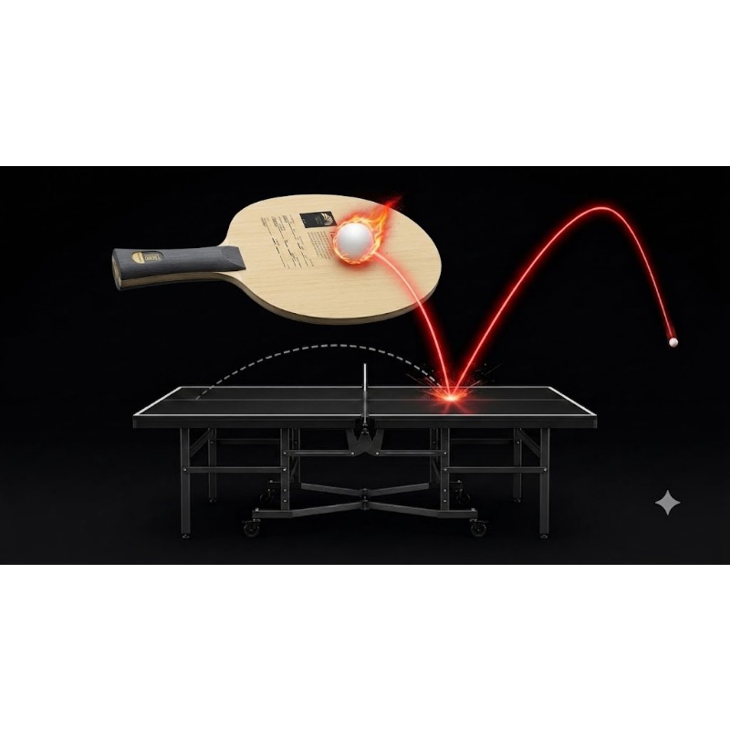 1pcs SANWEI T5000 Table Tennis - Stiga Carbon Blade ulasan dan harga