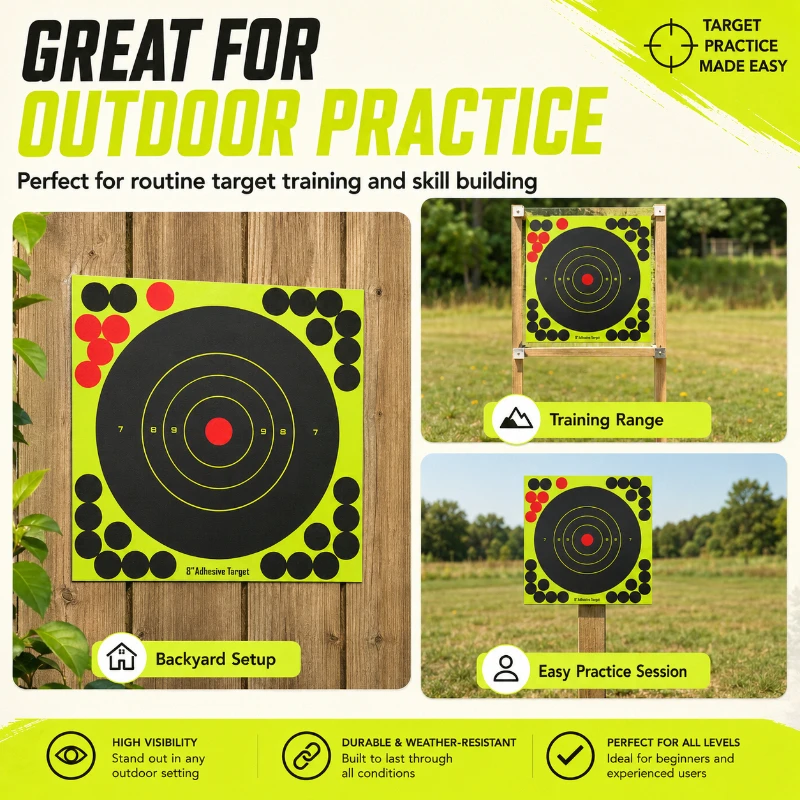 Round Bullseye Splatter Target - Practice Target Board ulasan dan harga