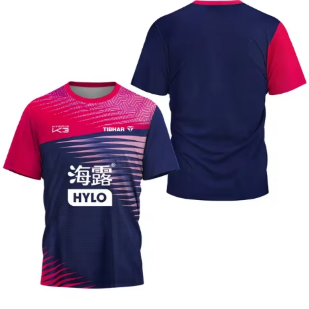 2024 Summer New Triangle Fragm - Table Tennis Club Jersey ulasan dan harga