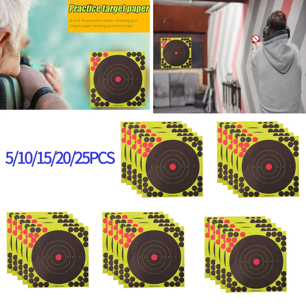 5/10/15/20/25PCS 8-inch Splatt - Practice Target Board ulasan dan harga