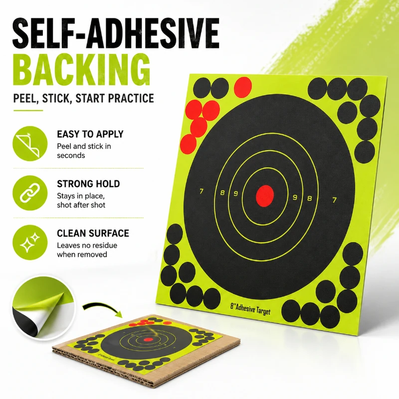 Easy‑to‑Peel Self‑Stick Practi - Practice Target Board ulasan dan harga