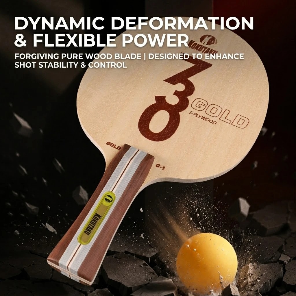 Kokutaku Table Tennis Blade FL - Stiga Carbon Blade ulasan dan harga