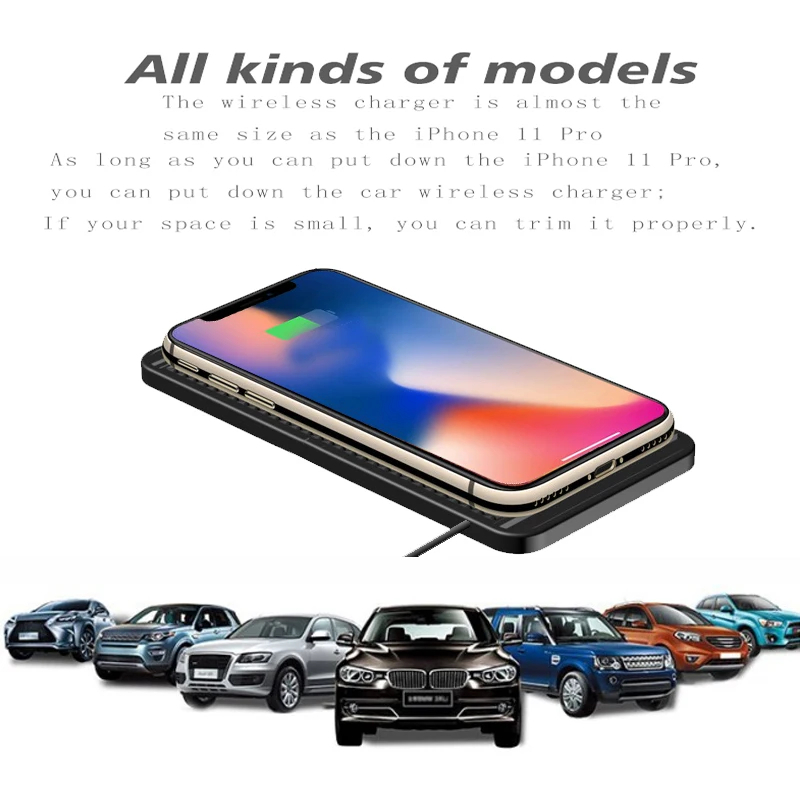 15W Wireless Car Charger Pad N - Table Tennis 11 ulasan dan harga