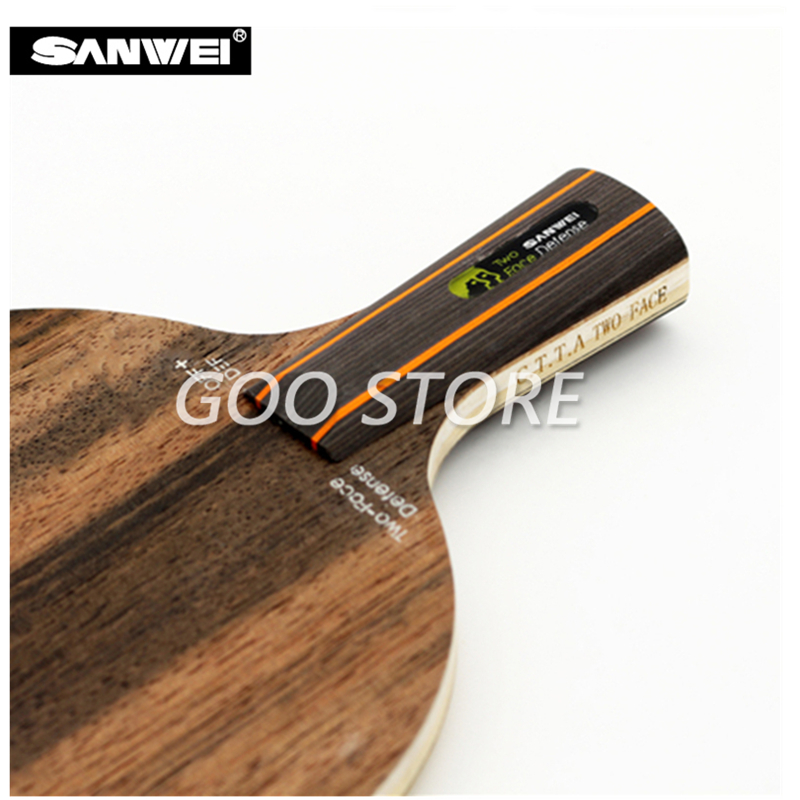 SANWEI TWO FACE DEFENSE Table  - Stiga Carbon Blade ulasan dan harga