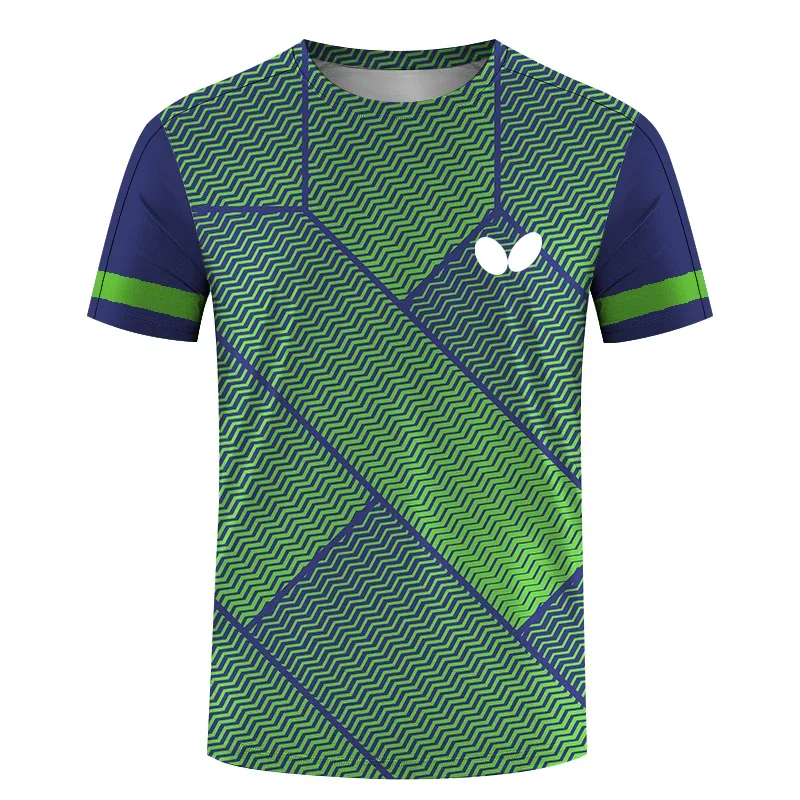 Men's short-sleeve, round-neck - Table Tennis Club Jersey ulasan dan harga