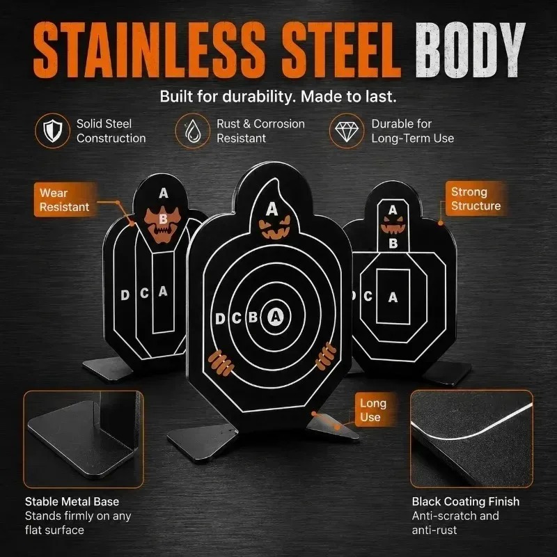 Sturdy Self‑Standing Metal Pra - Practice Target Board ulasan dan harga