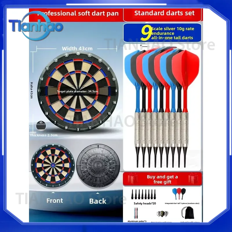 Soft Dart Board Indoor Househo - Practice Target Board ulasan dan harga