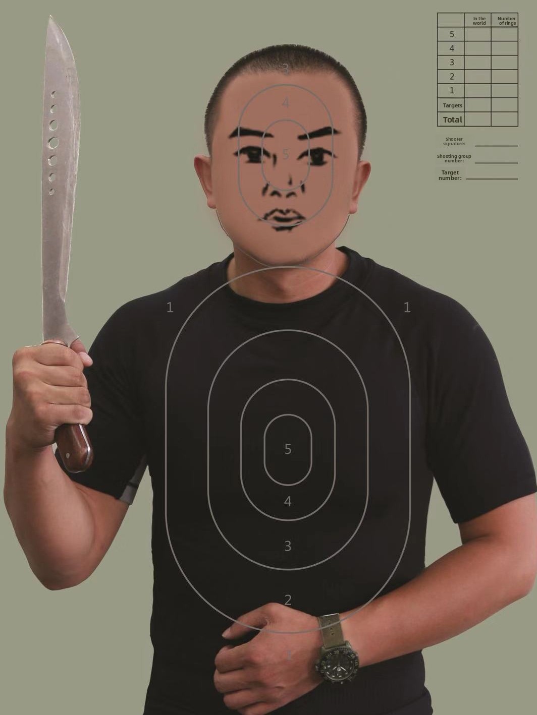 IPSC IDPA Target Paper Corruga - Practice Target Board ulasan dan harga