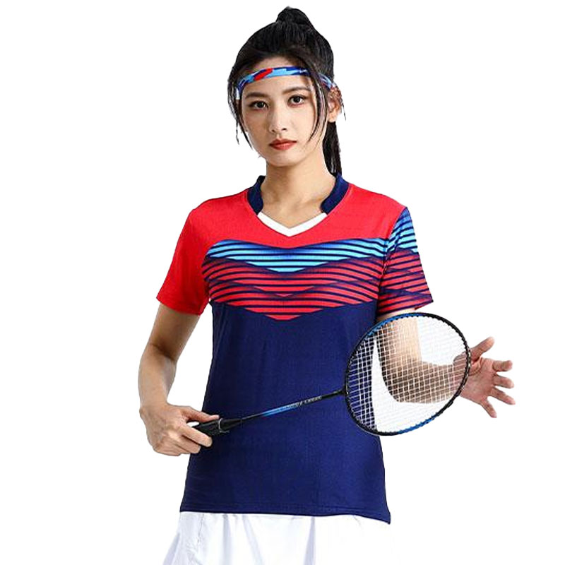 Badminton Shirts Women Patchwo - Table Tennis Volleyball ulasan dan harga