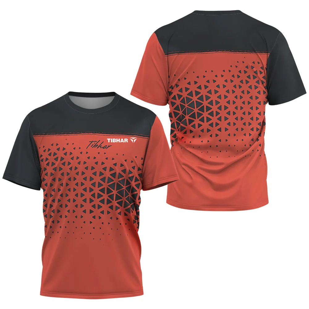2024 Triangle Fragment Men's T - Table Tennis Club Jersey ulasan dan harga