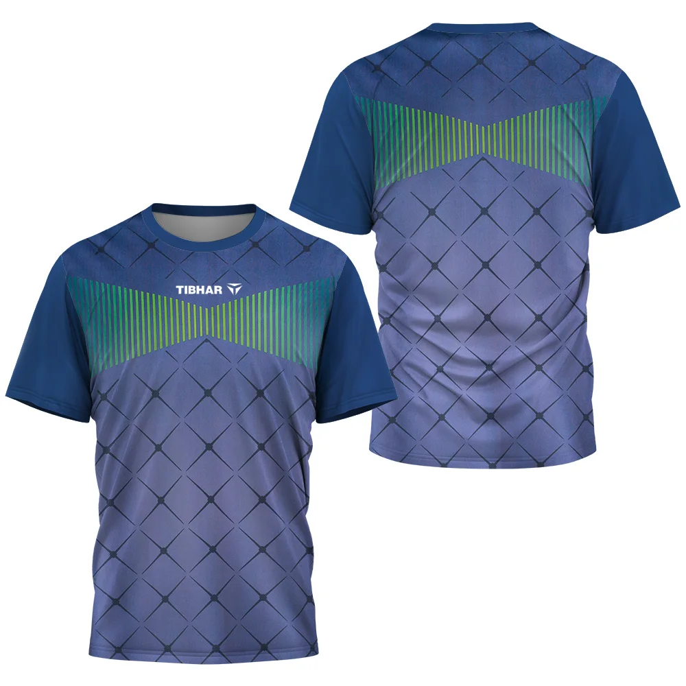 2024 Triangle Fragment Men's T - Table Tennis Club Jersey ulasan dan harga