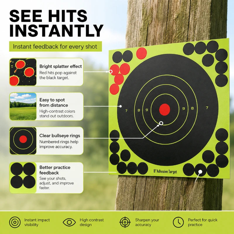 Self Stick Splatter Target She - Practice Target Board ulasan dan harga